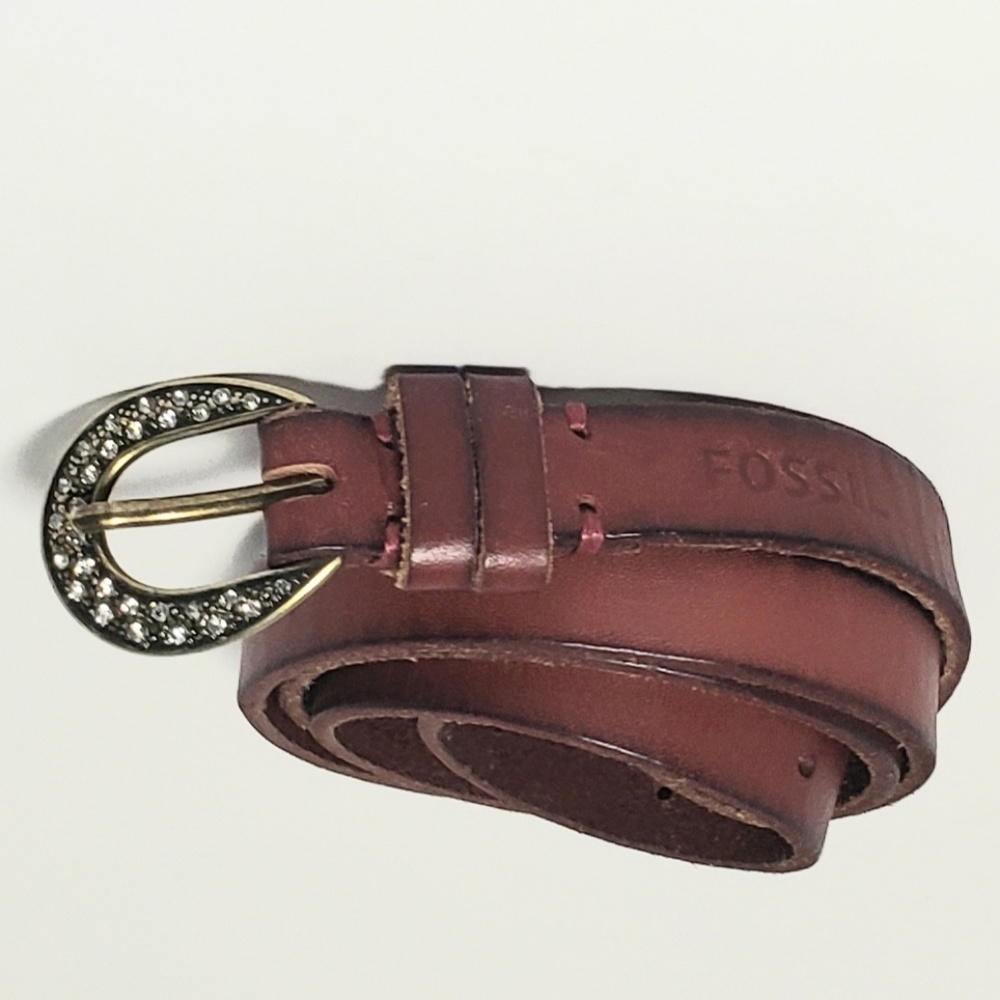 Fossil Medium 1/2" Wide Leather Belt